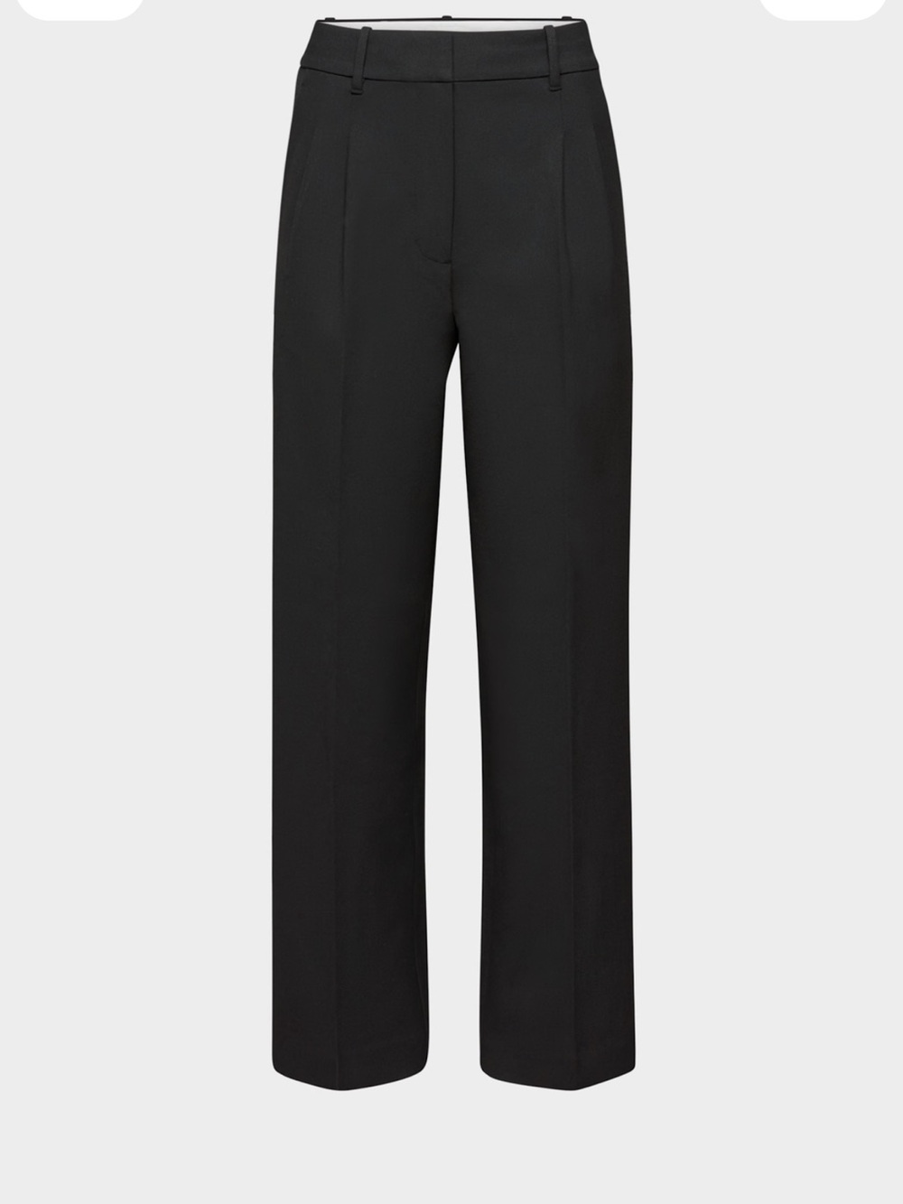 Wilfred Wide-Leg Trousers - Black